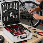 Mobile Tool Cabinet & 4-Tier Aluminum Storage – Complete 899-Piece Kit