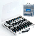 TOOLANT Magnetic Nut Driver Set, socket set, Impact Bit Set, Deep Nut Set, Impact Socket Adapters, Wing Nut , Bit Extension, 1/4 Quick Change, tools for mechanics, Industrial Heavy Duty