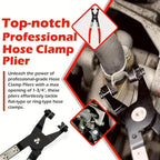9PCS Hose Clamp Pliers, Long Reach Hose Clamp Tool Remover for Water Hose and Automotive Coolant Radiator Heater with Flexible Wire Long Reach Hose Clamp and Flat Band Pliers #Summervibes