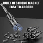 55Pcs Magnetic Impact Nut Driver Set,SAE & Metric Red Storage Case,Socket Set,Socket Adapters & Quick Release Extension,MechanicEssentials #Summervibes